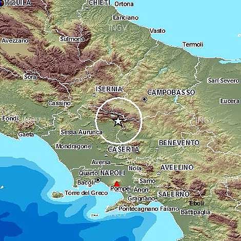 Terremoto di magnitudo 4,9  in Campania