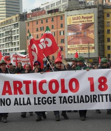 Difendiamo l'art 18 e i diritti dei lavoratori