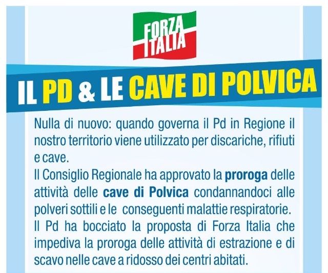 Marigliano , Forza Italia attacca : discariche , rifiuti e cave attive grazie al PD