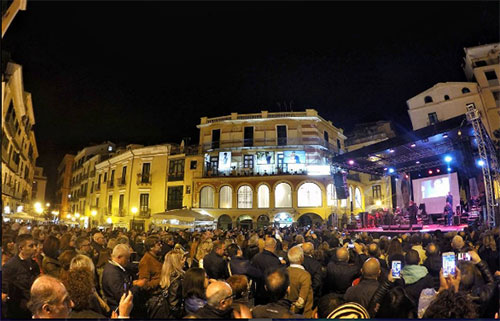 Loredana Bertè chiude l'evento della notte Bianca a Salerno