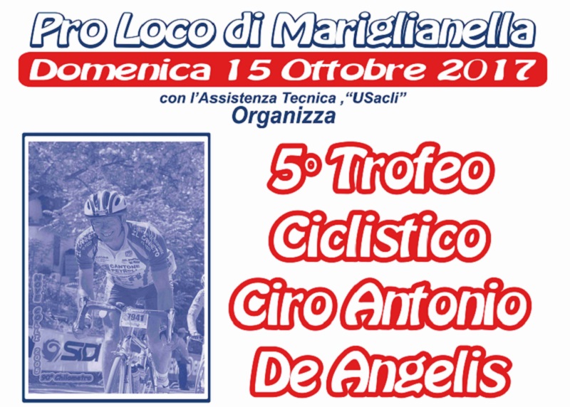 Mariglianella, tutto pronto per il quinto Trofeo Ciclistico Ciro Antonio De Angelis