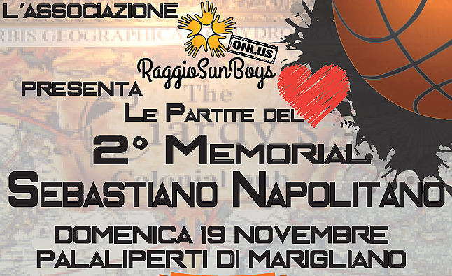 Marigliano,  Memorial Sebastiano Napolitano organizzato dalla Raggiosunboys Onlus