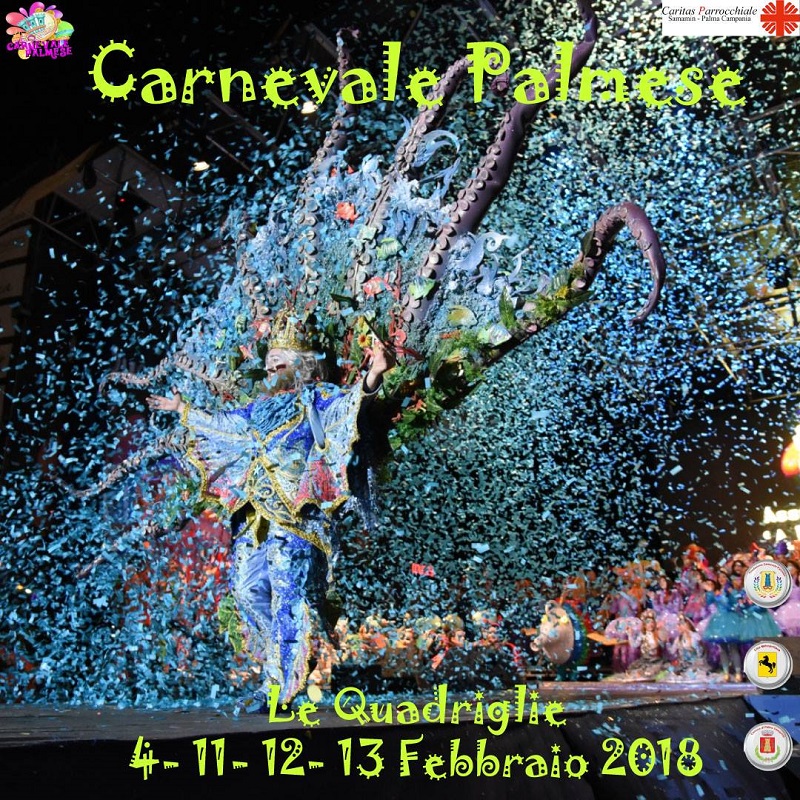 Carnevale Palmese 2018, sabato l'apertura delle sedi delle Quadriglie