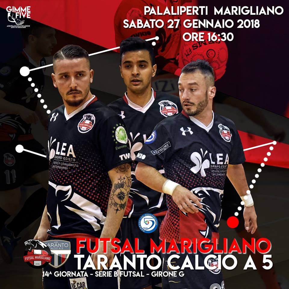 Il Futsal Marigliano riceve il Taranto