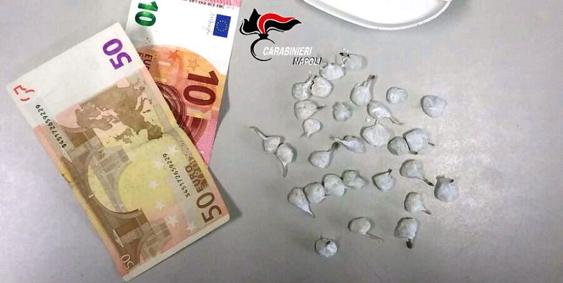 Venti euro per una dose di cocaina, nei guai 34enne di Scafati