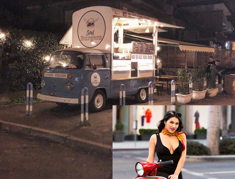 Marigliano, la pornostar Valentina Nappi a cena da Soul Burgers