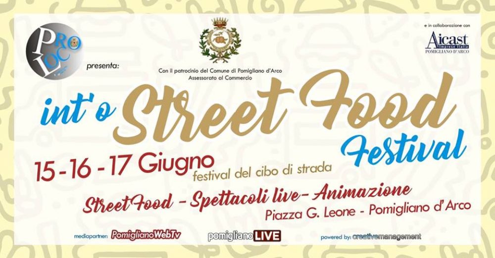 Food truck e musica a Pomigliano per Int'o Street Food Festival