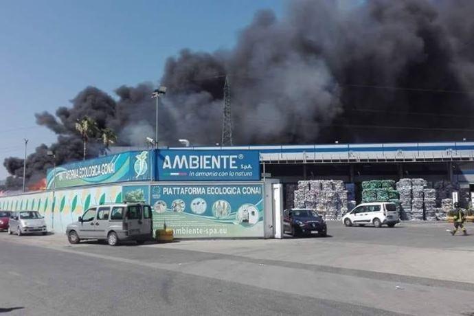 Incendio a San Vitaliano, le parole di Ambiente SPA