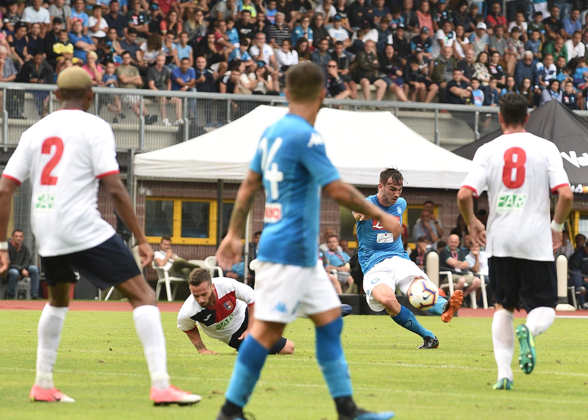 SSC Napoli, buona la prima per Ancelotti: 4-0 contro il Gozzano