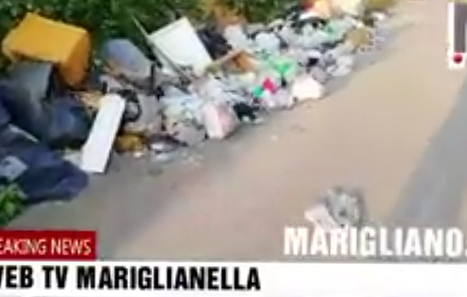 Marigliano, area PIP  invasa dai rifiuti