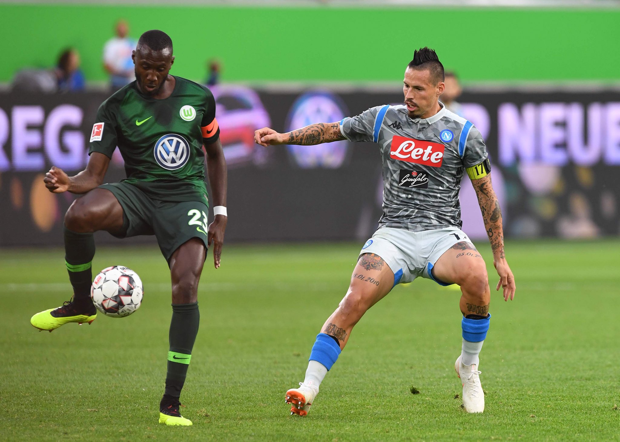 Milik non basta: il Napoli perde contro i tedeschi del Wolfsburg