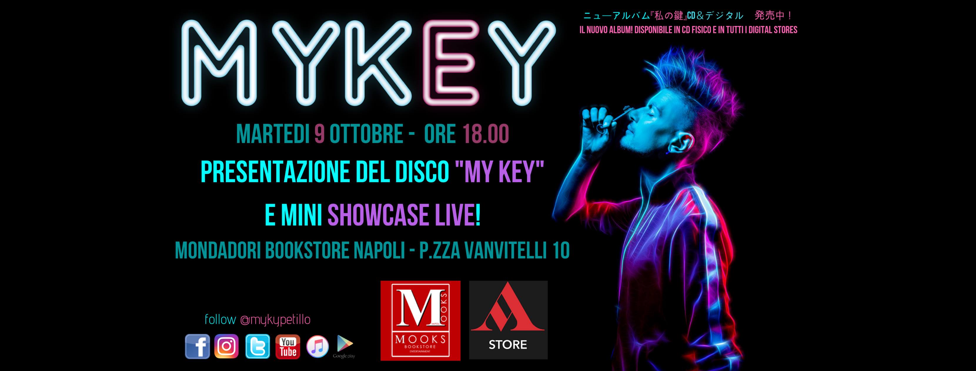 Myky presenta My Key, l'album d'esordio del cantautore pop ciccianese.