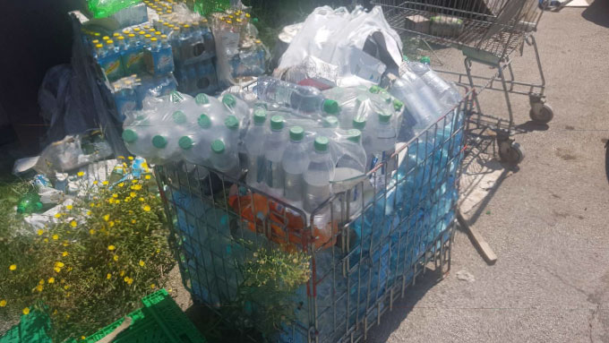 Acqua e bevande in plastica al sole: sequestrate migliaia  bottiglie