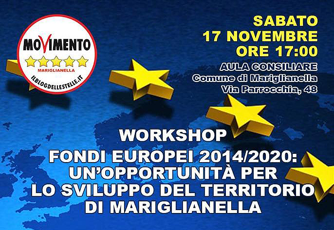 Convegno finanziamenti europei: un'occasione per il  territorio di Mariglianella.