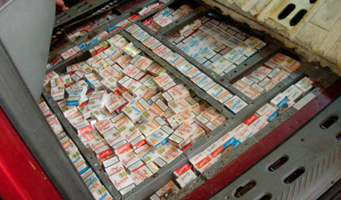 Sequestrate 500 kg. di sigarette di contrabbando: un arresto