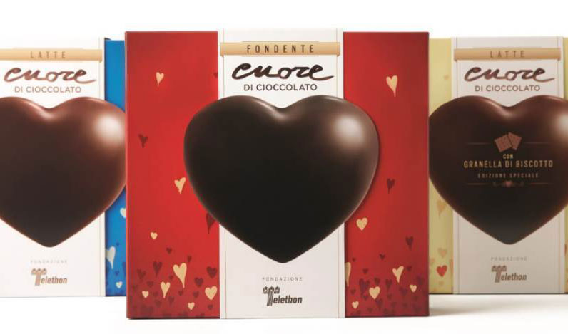 Marigliano: 15, 16 e 22 dicembre. Cuori di cioccolato Telethon in oltre 3.000 piazze