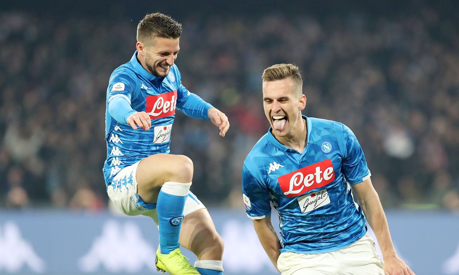 Il Napoli batte il Bologna con grande sofferenza: doppietta di Milik