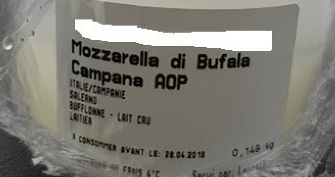 Tufino, vendeva mozzarella di bufala spacciandola per DOP: multata