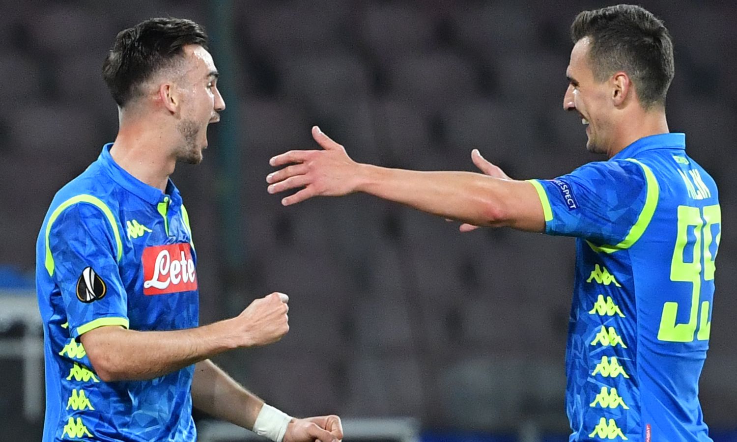 Il Napoli rifila tre reti al Salisburgo: strepitoso Meret nel finale
