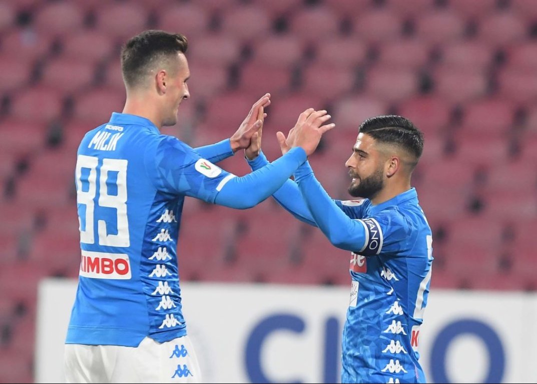 SSC Napoli: Milik ed Insigne verso il forfait contro la Sampdoria