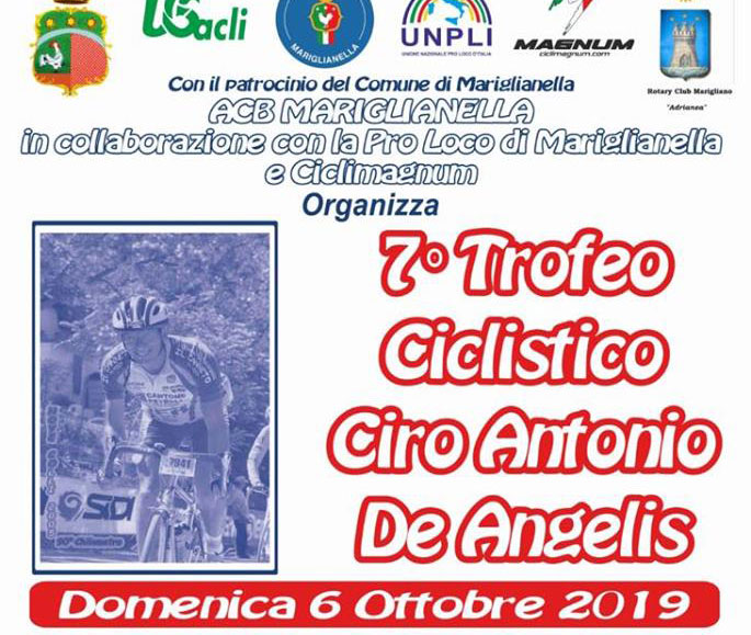 Mariglianella - Al via il settimo trofeo ciclistico Ciro Antonio De Angelis
