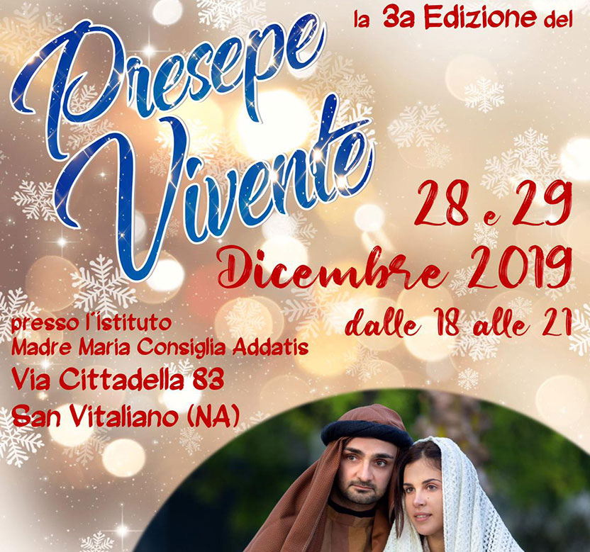 San Vitaliano, il 28 e 29 dicembre è Presepe Vivente: centinaia i figuranti