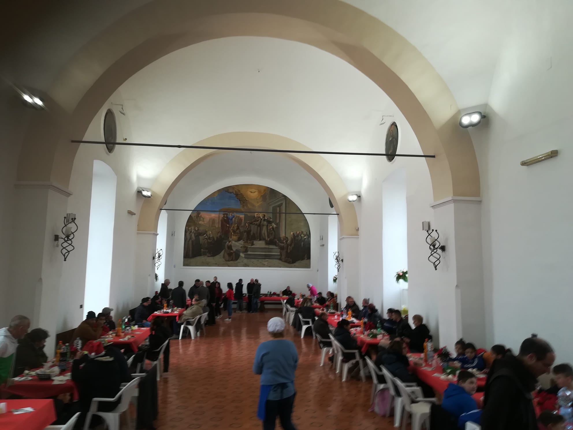 Pranzo di beneficenza, convento di San Vito, Antico refettorio