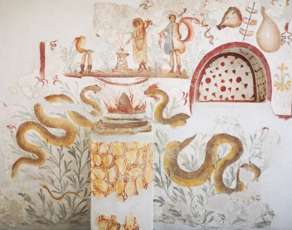 Terzigno. Il “Larario” con i suoi affreschi rientra in esposizione al MATT