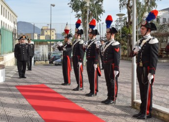 Visita  del generale di Corpo d'Armata Ciro D'Angelo al Comando Regione carabinieri Forestali Campania.