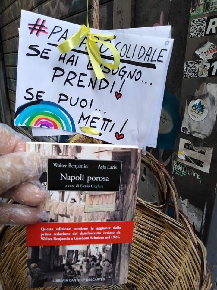 Napoli, anche libri nei Panari solidali. Grazie alla libreria Dante e Descartes