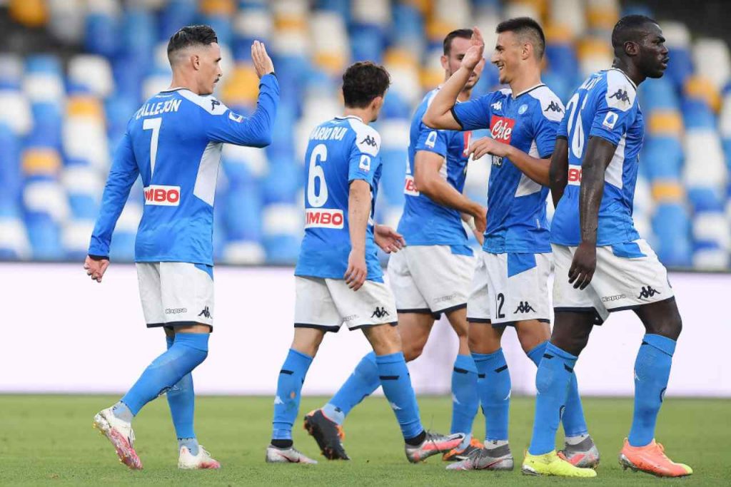 Il Napoli cala il tris contro la Spal: a segno Mertens, Callejon e Younes
