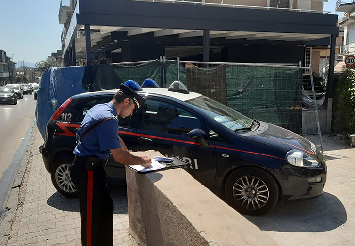Vesuviano, controlli dei carabinieri ai cantieri edili: 2 persone denunciate