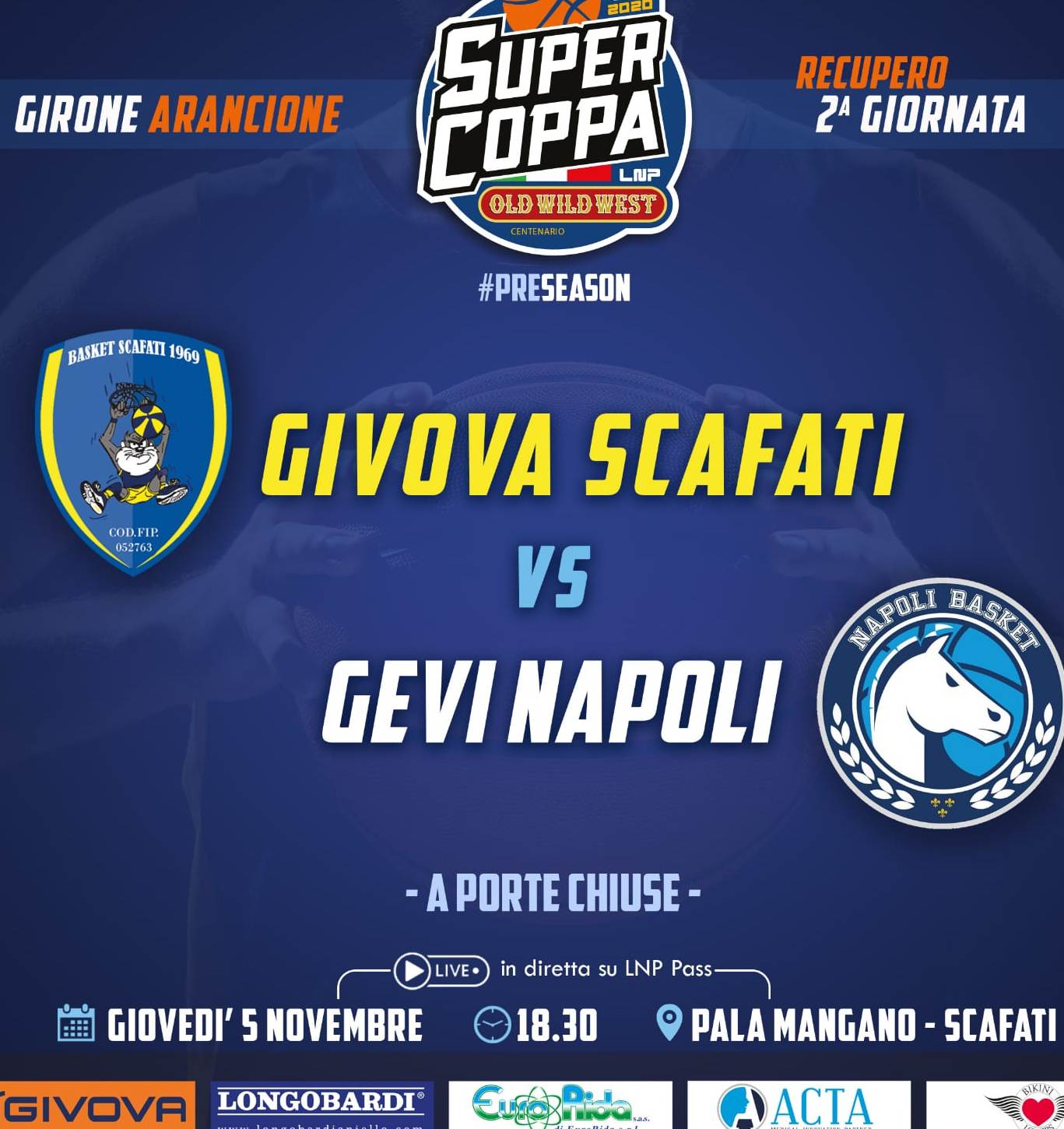 Basket: Gevi Napoli- San Severo 68-56