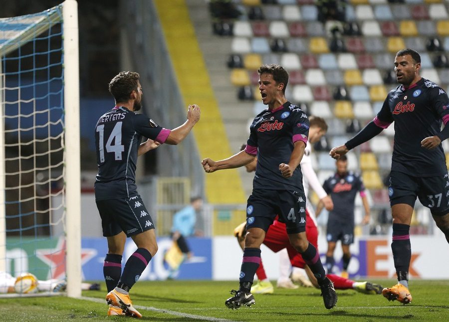 Il Napoli vince in rimonta: 1-2 contro il Rijeka