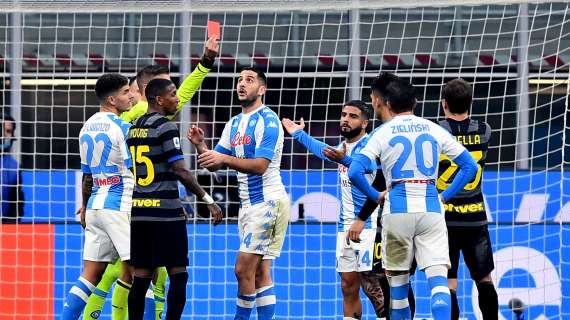 Napoli beffato: grande gara degli azzurri al Meazza ma vince l'Inter 1-0