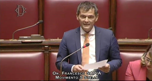 Governo:Francesco Sapia  deputato Movimento Cinque Stelle: sostituire subito il Ministro Speranza