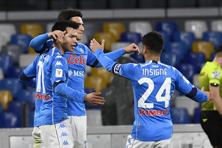 Napoli in semifinale di Coppa Italia: Spezia battuto 4-2