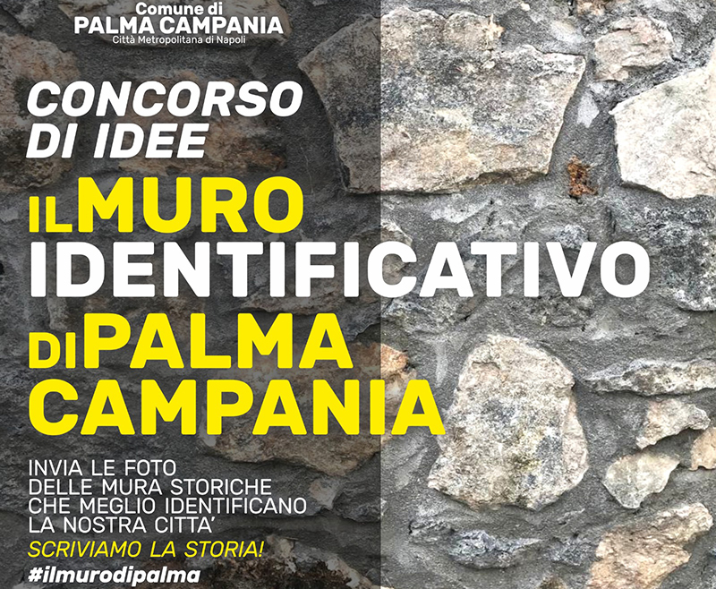 Comune, concorso: troviamo il muro identificativo di Palma Campania