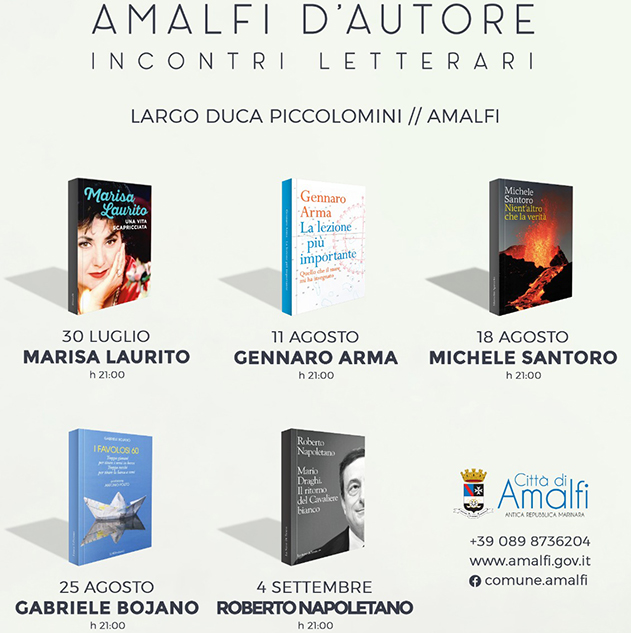 Amalfi d'Autore: cinque incontri letterari da non perdere