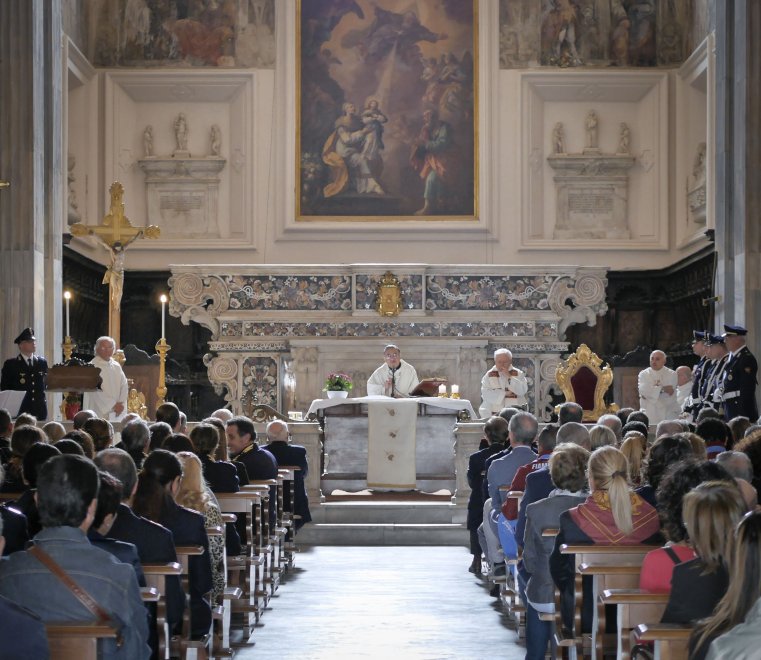 Santa Messa per San Michele Arcangelo, patrono della Polizia di Stato.