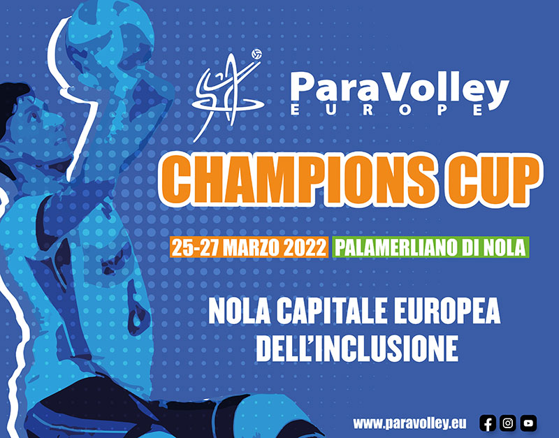Nola, Champions Cup Sitting Volley Maschile: ufficializzati gironi e calendario