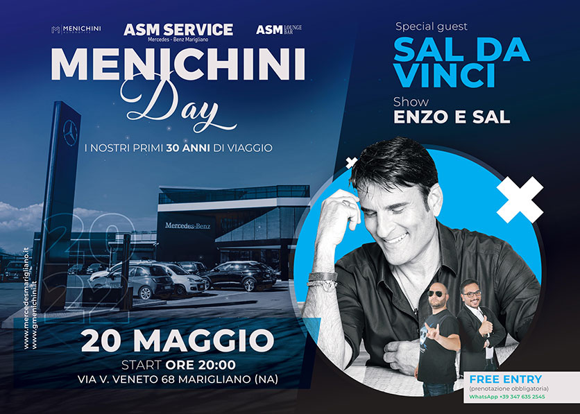 Marigliano, Menichini Day: sold out per il concerto di Sal Da Vinci