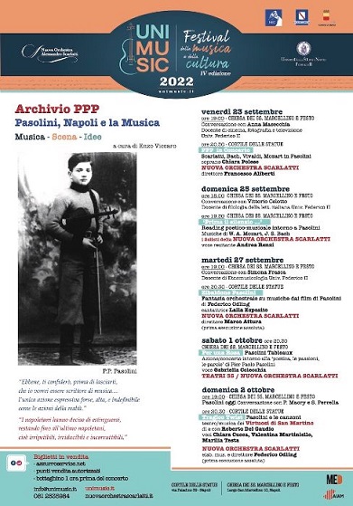 Nuova Orchestra Scarlatti Unimusic- Archivio PPP – Pasolini, Napoli e la Musica