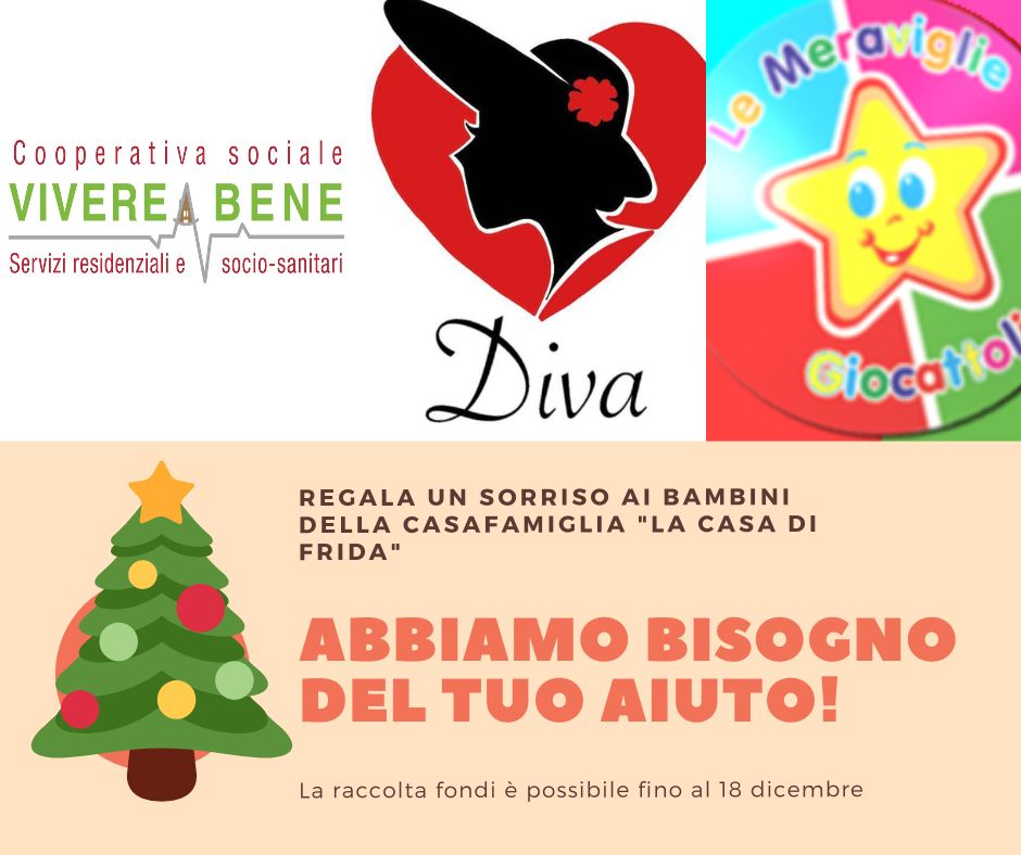 Festività natalizie: a Marigliano nasce l'iniziativa solidale a sostegno di donne e bambini de La Casa di Frida