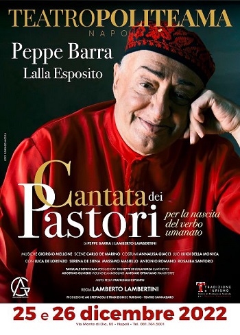 Teatro Politeama: Natale con Peppe Barra  e la Cantata Dei Pastori. Per la nascita del verbo umanato