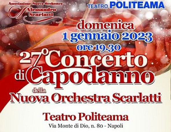Teatro Politeama,  27° Concerto di Capodanno della Nuova Orchestra Scarlatti