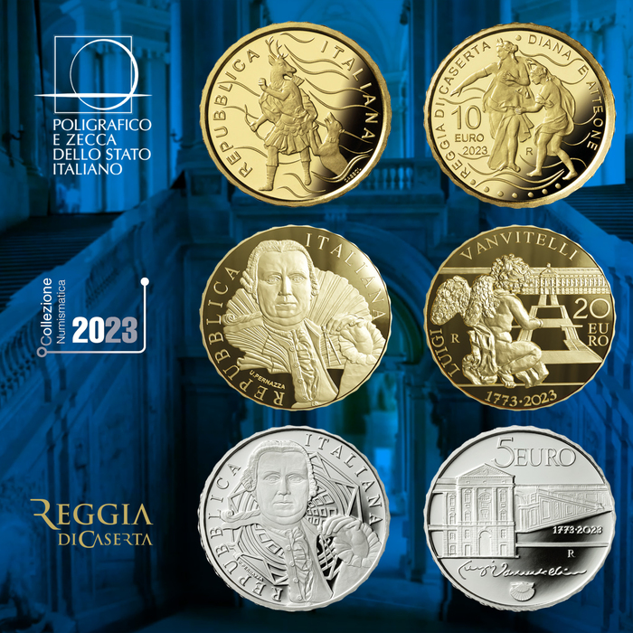250esimo anniversario della morte di Luigi Vanvitelli, la Zecca conia monete per l'architetto