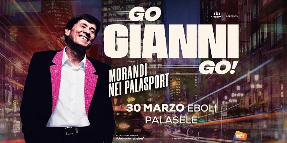 Go Gianni Go! -Gianni Morandi ad Eboli il 30 Marzo