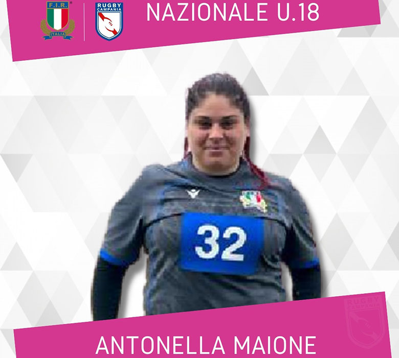 Marigliano, Rugby: Antonella Maione convocata nella Nazionale Femminile Under 18