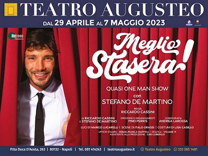 Teatro Augusteo, Stefano De Martino in 